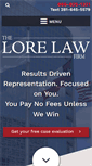 Mobile Screenshot of lorefirm.com